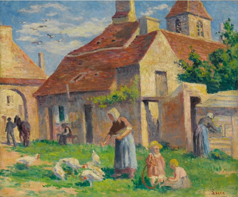 BESSY-SUR-CURE, Tavukların Kökeni - Maximilien Luce