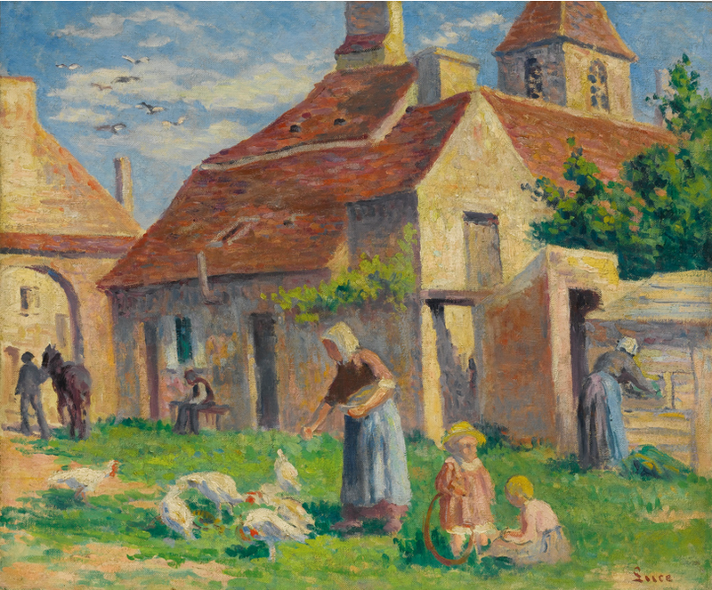 BESSY-SUR-CURE, Tavukların Kökeni - Maximilien Luce