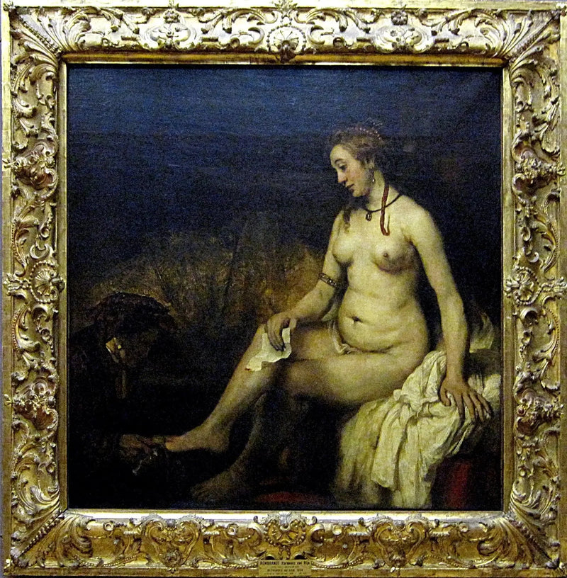 Davut'un Mektubunu Okuyan Bethsabée'nin Banyosu - Rembrandt
