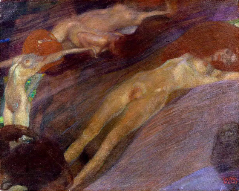 Hareketli Su - Gustav Klimt