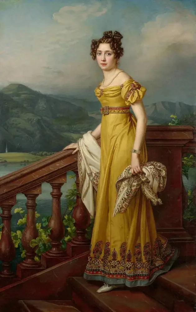 Prensese Amalie Portresi - Joseph Karl Stieler