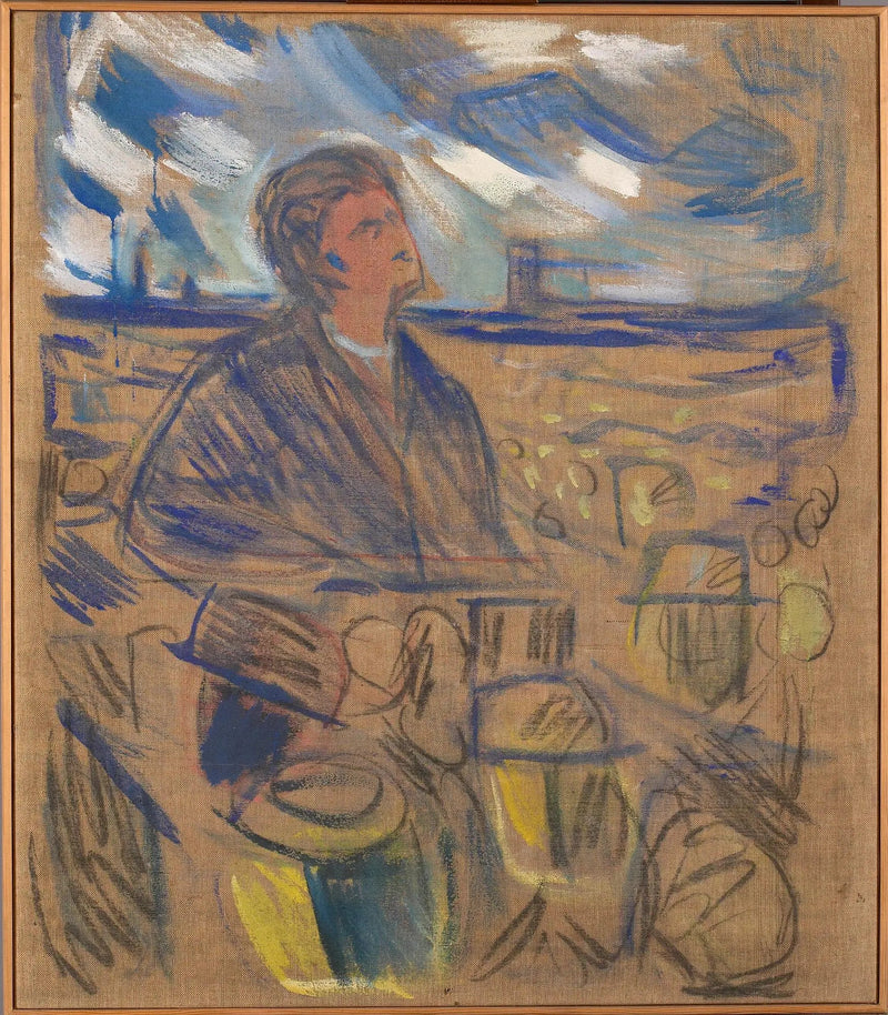 Bjørnstjerne Bjørnson'un halka hitap etmesi - Edvard Munch
