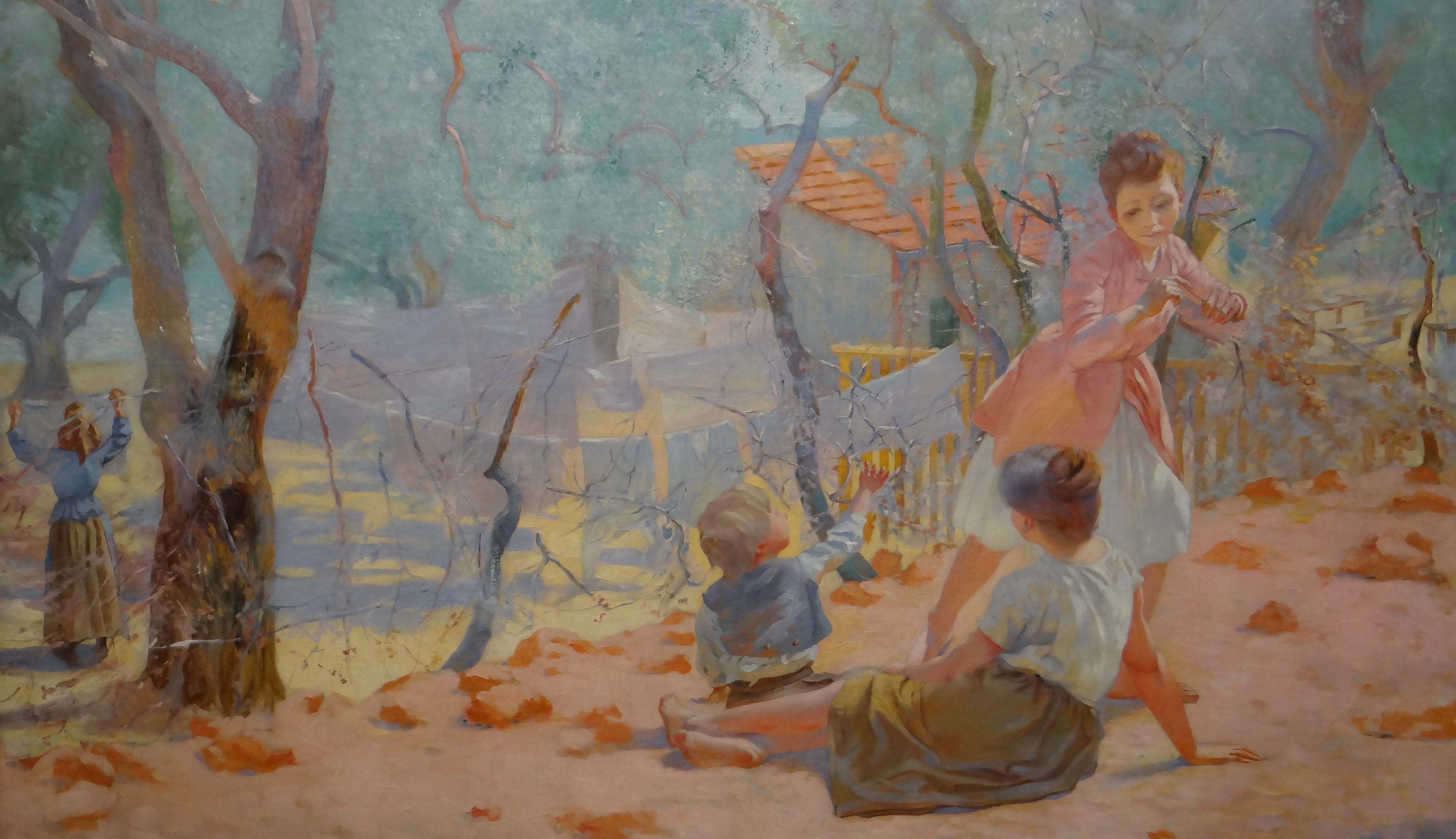 Blanchisseuses en Provence - Henri-Edmond Cross