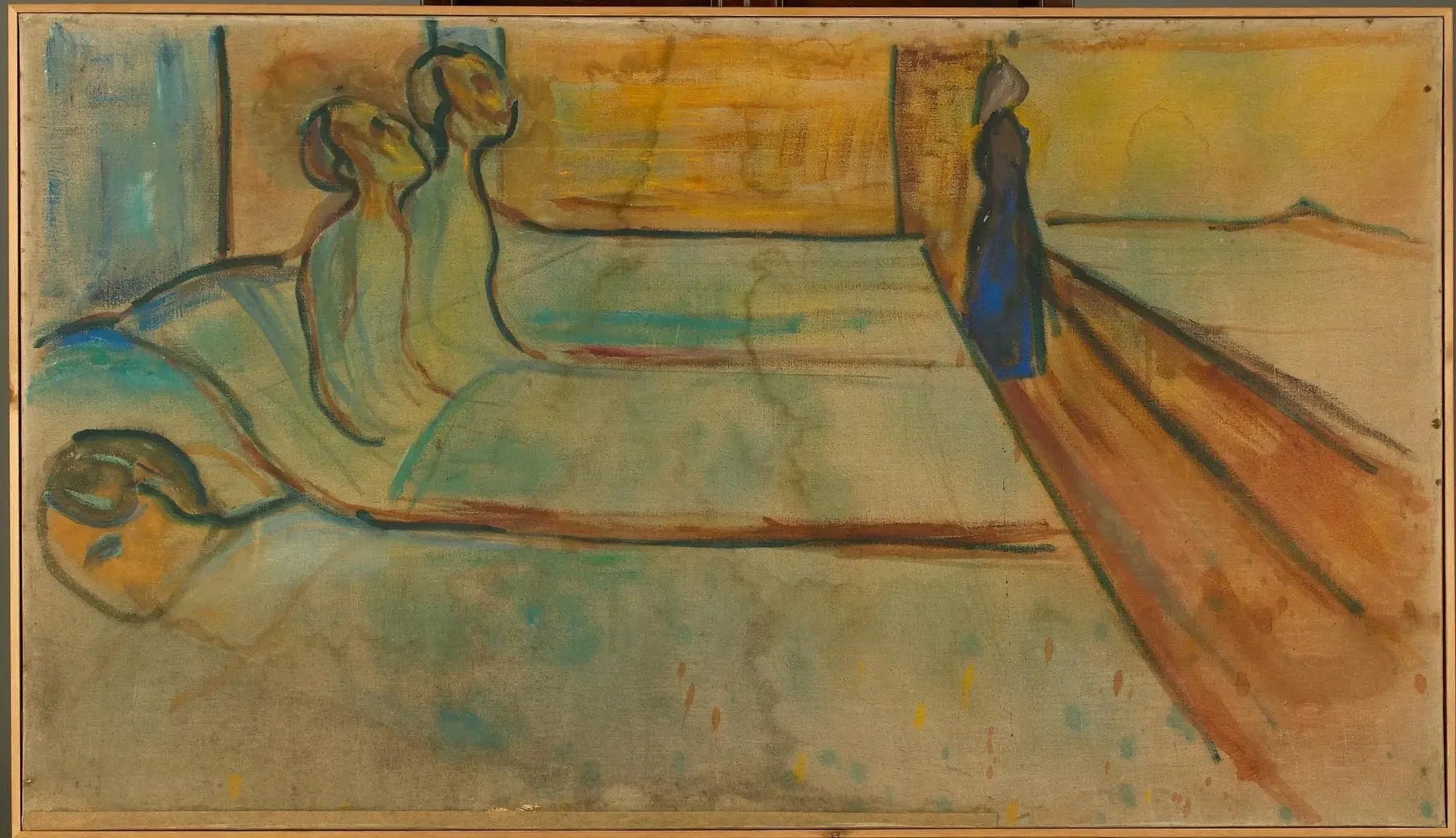 bloc hospitalier - Edvard Munch image 1 copie de tableau peinte à la main