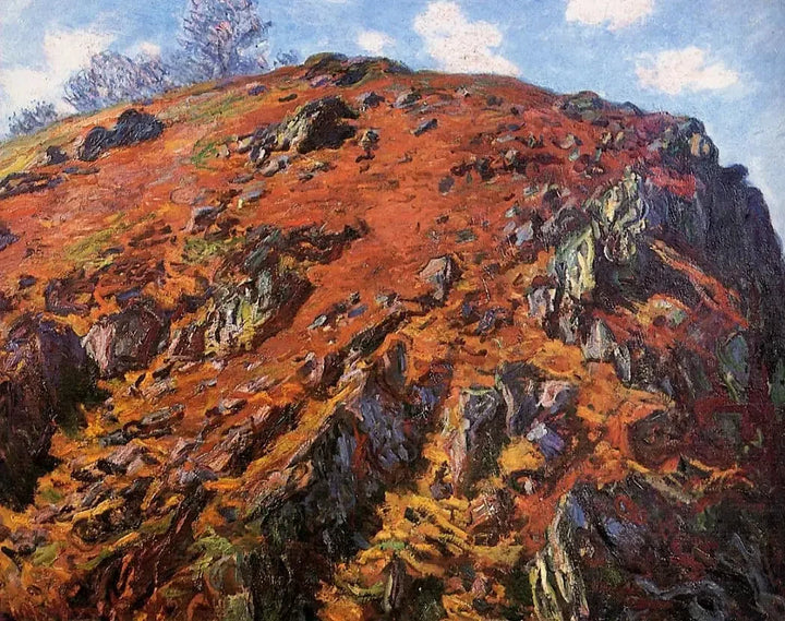 Blok, Creuse W1228'deki kayaların incelenmesi - Claude Monet