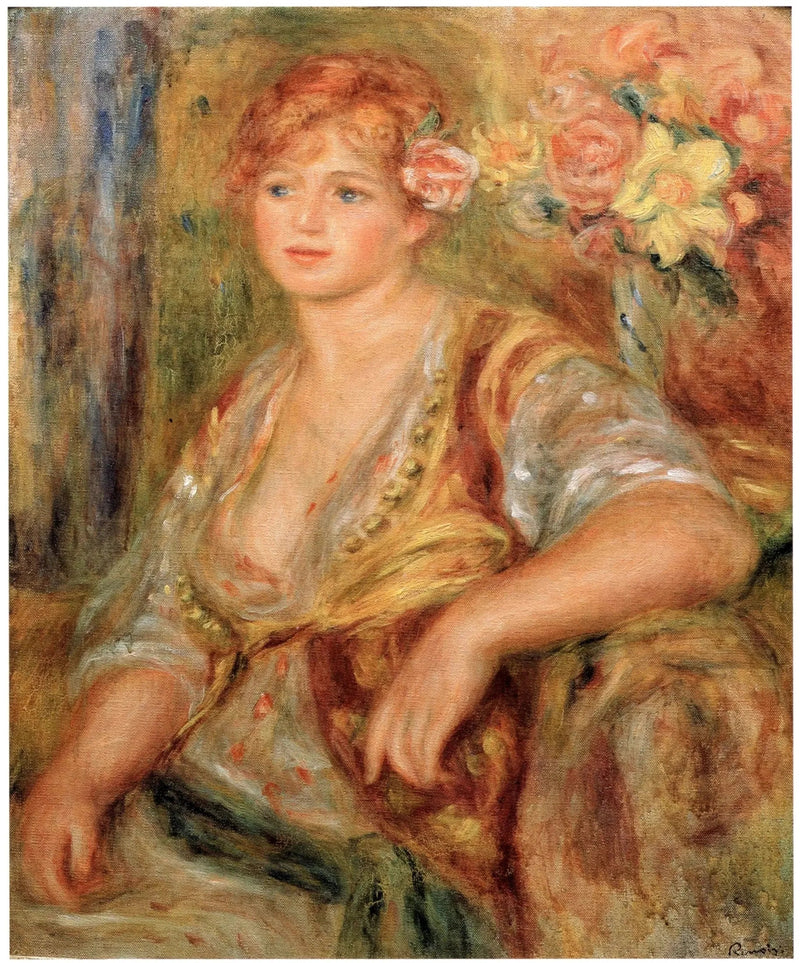 Gül ile Sarışın - Pierre-Auguste Renoir