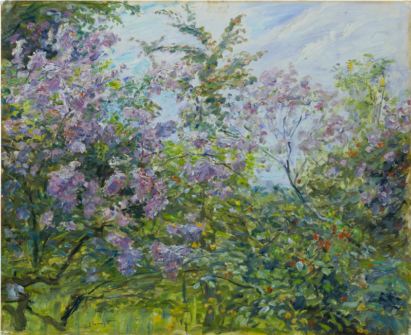 Çiçek Açan Leylak - Max Slevogt