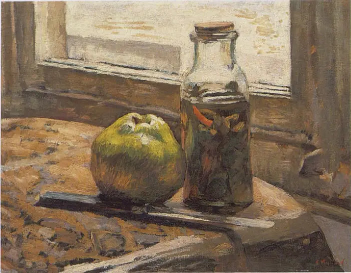 Kornişon ve elma kavanozu - Édouard Vuillard