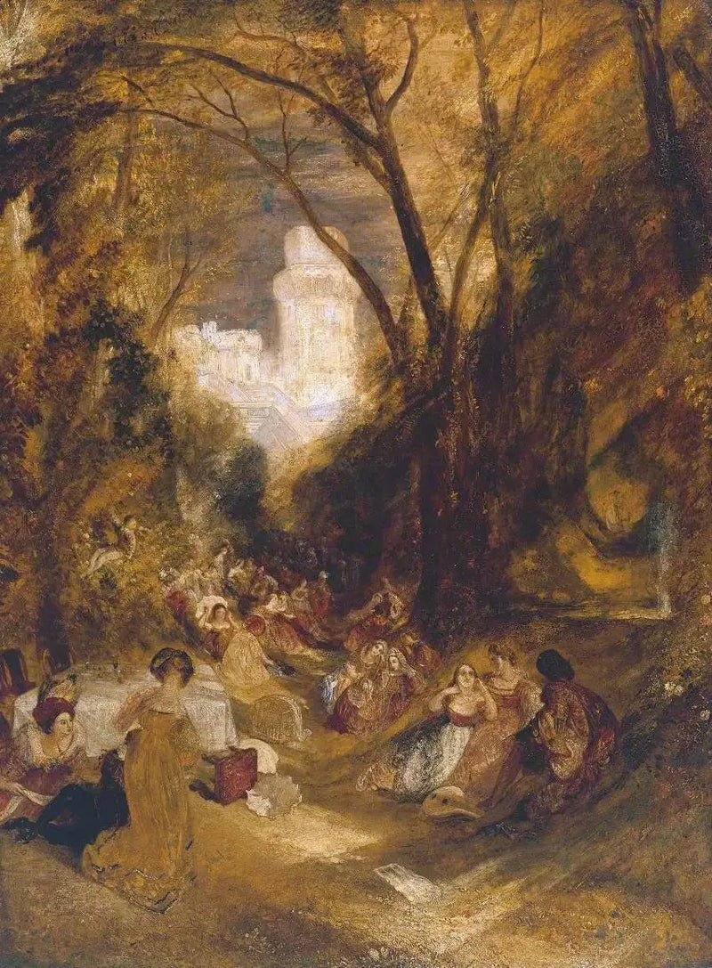 Boccaccio'nun Kuş Kafesi Hikayesini Anlatması - J. M. W. Turner