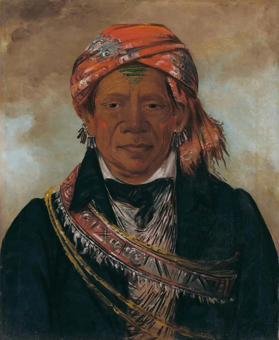 Bód-a-sin, kabile lideri - George Catlin