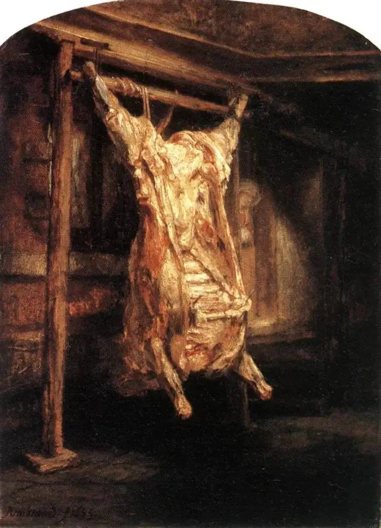Der Soyulmuş Sığır - Rembrandt