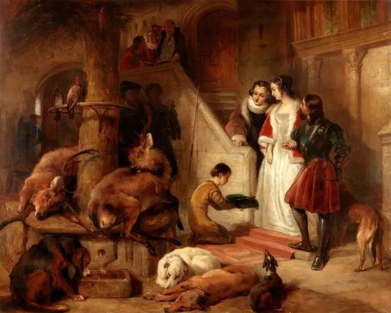Bolton Court eski zamanlarda - Edwin Henry Landseer
