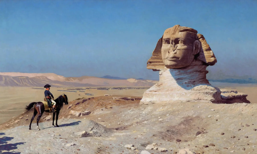 Sfenks'in Önünde Bonaparte - Jean-Léon Gérôme