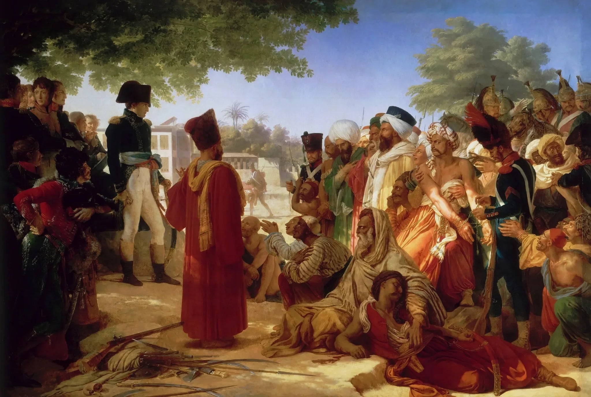 Bonaparte fait grâce aux révoltés du Caire, 23 octobre 1798 - Pierre-Narcisse Guérin image 1 reproduction réalisée par Alpha Reproduction