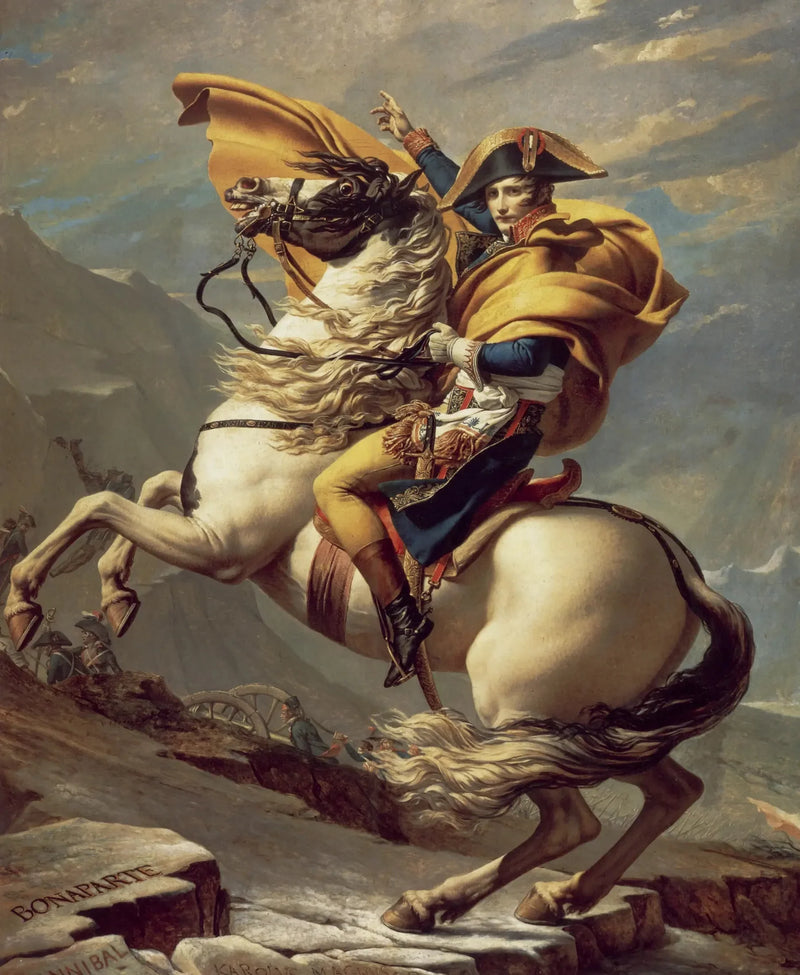 Bonaparte Büyük Saint Bernard'ı Geçiyor - Jacques-Louis David