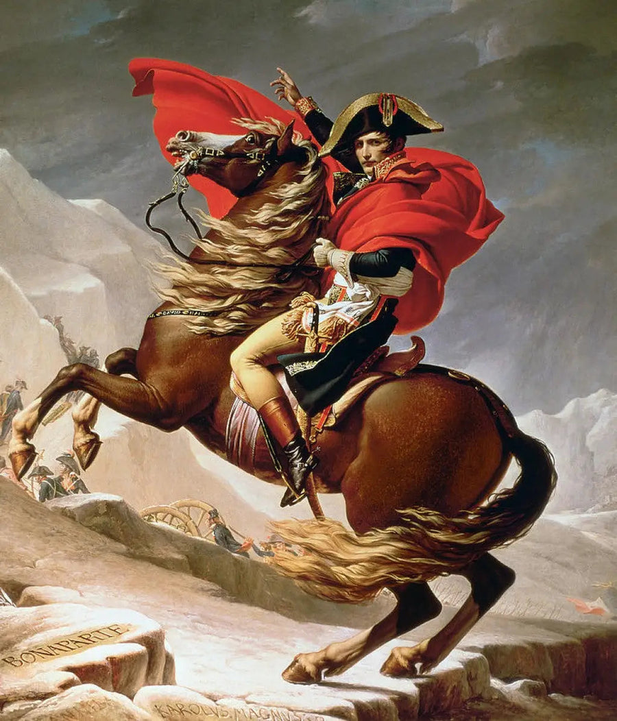 Bonaparte Büyük Saint Bernard'ı Geçiyor - Jacques-Louis David