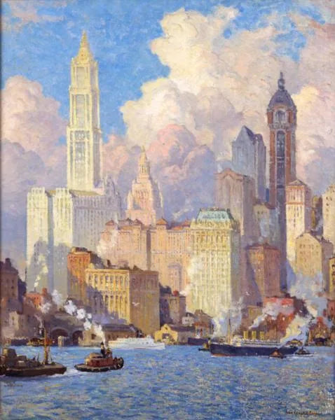 Hudson kıyısı, New York - Colin Campbell Cooper