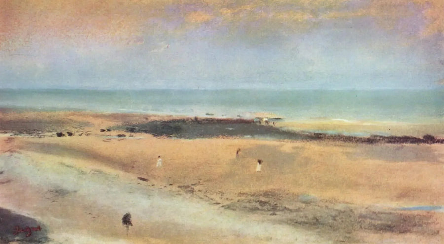 Alçalan Gelgitte Deniz Kenarı - Edgar Degas