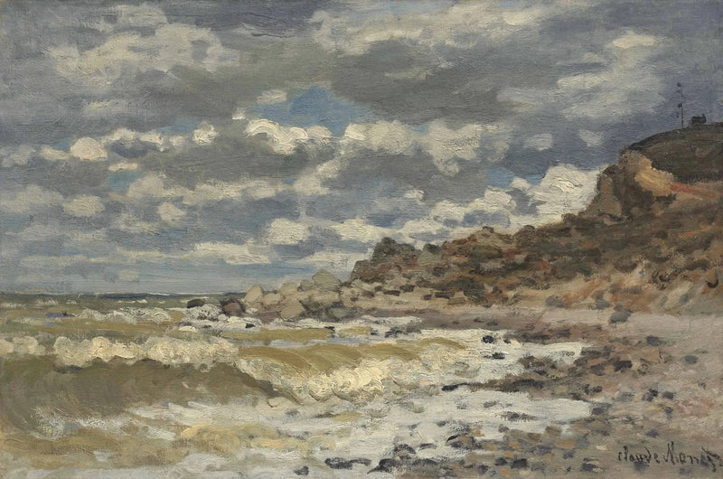 Sainte-Adresse'de Deniz Kenarı - Claude Monet