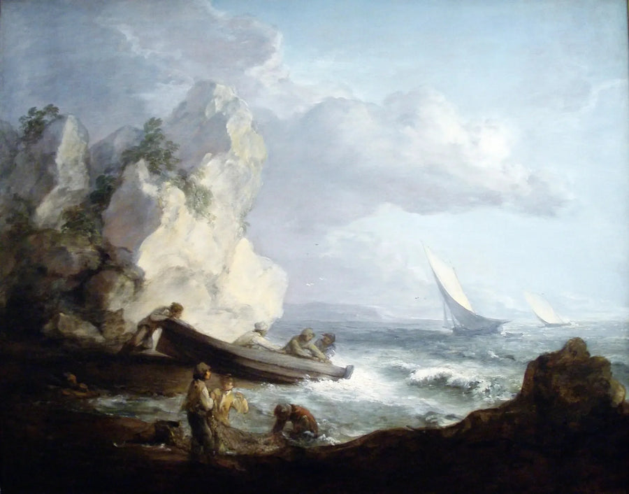 Deniz Kenarında Balıkçılar - Thomas Gainsborough