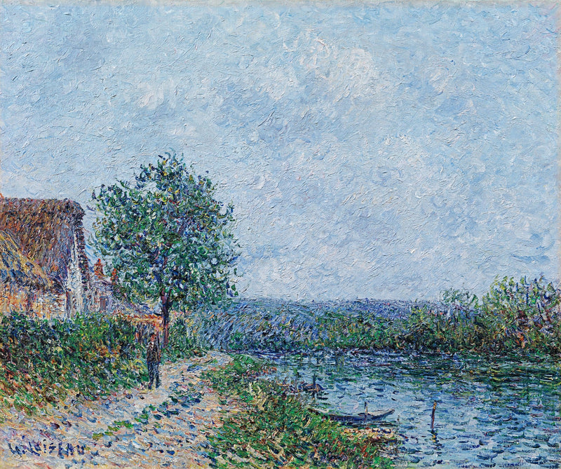 Nehir Kenarı, Porte-Joie'deki Seine - Gustave Loiseau