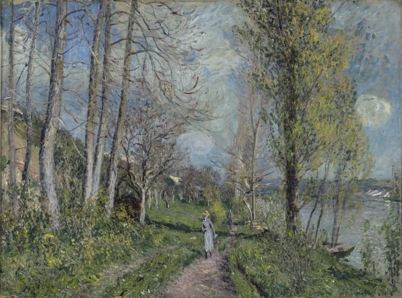 Seine Nehri Kenarında - Alfred Sisley