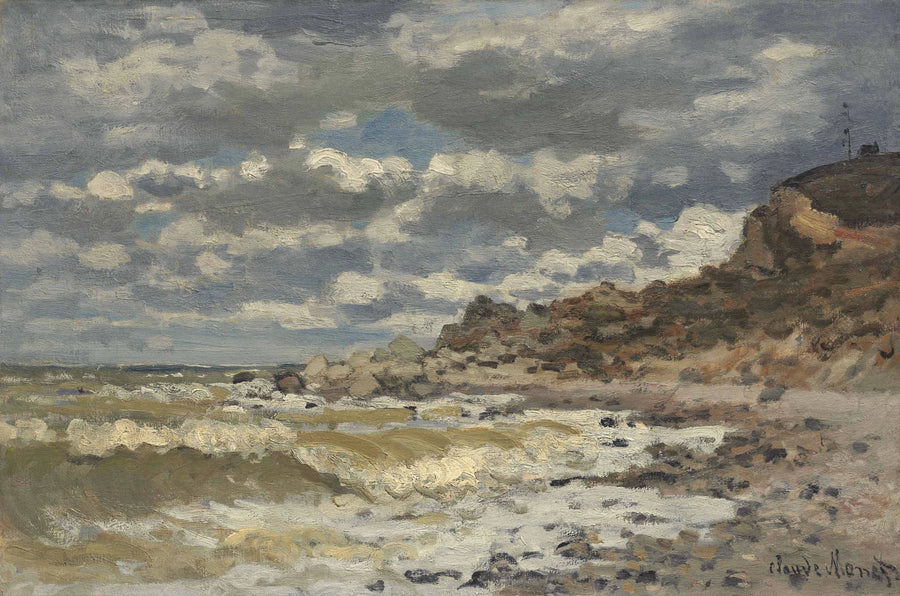 Sainte-Adresse W113'te deniz kenarı - Claude Monet