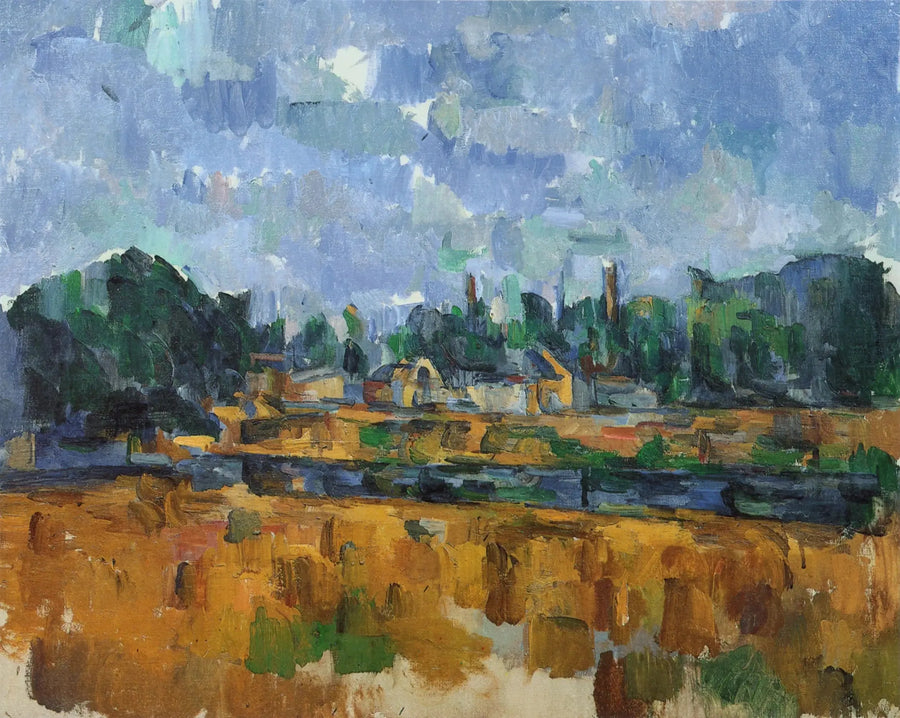 Bir Nehrin Kıyıları - Paul Cézanne