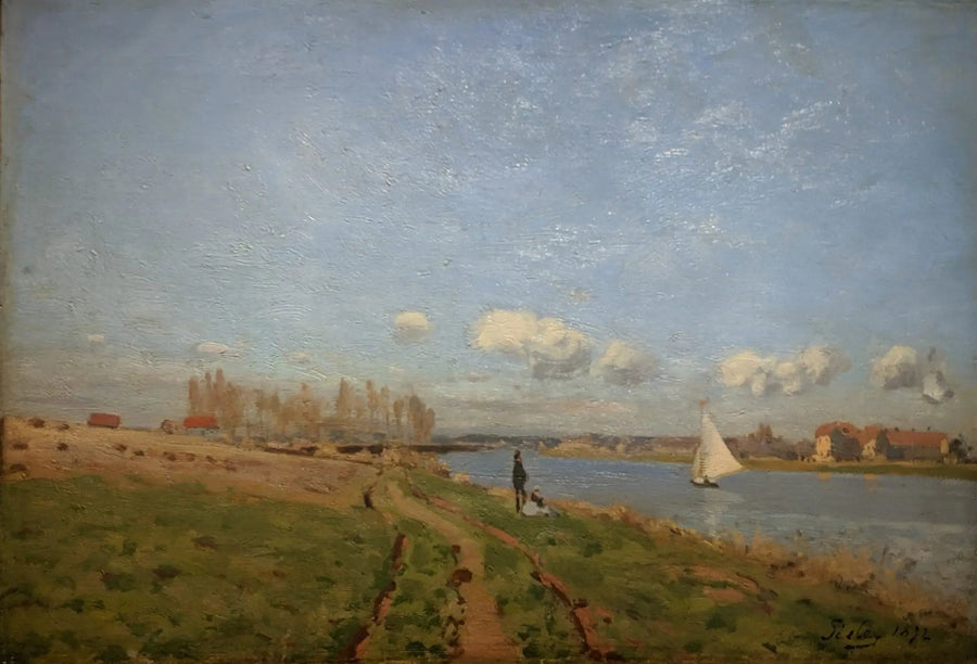 Seine Nehri Kenarı, Argenteuil - Alfred Sisley