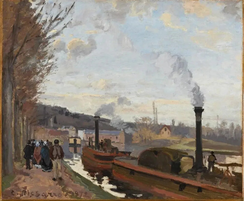 Bougival'de Seine Kenarları - Camille Pissarro