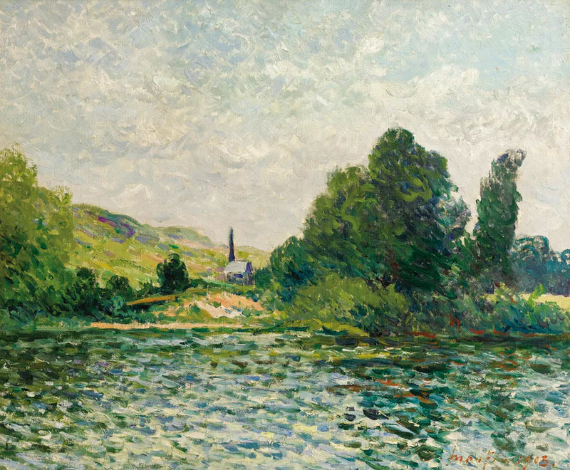 Seine kıyıları, Bouafles'te manzara, Eure - Maxime Maufra