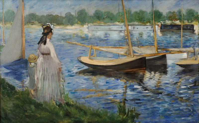 Argenteuil'de Seine Kenarları - Édouard Manet