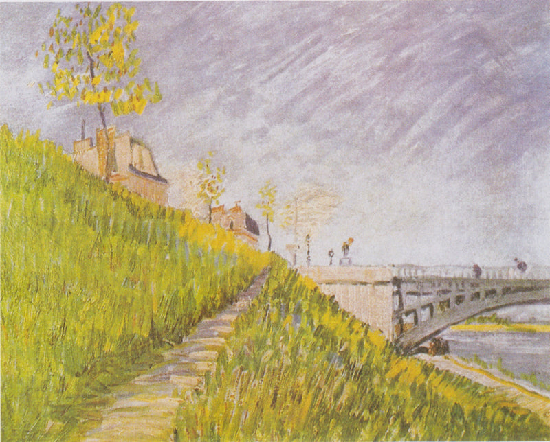Seine kıyıları ve Clichy köprüsü - Vincent van Gogh