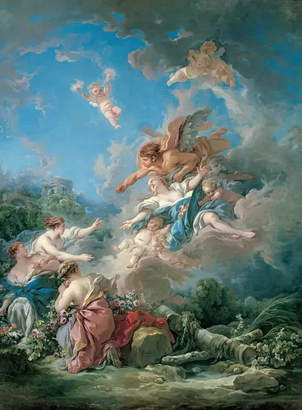 Borée Oreithyie'yi Gideriyor - François Boucher