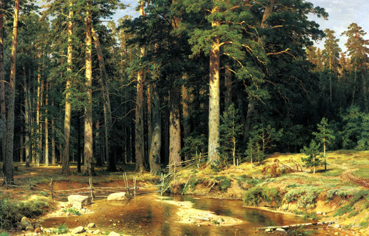 Bosquet de l'arbre à mât - Ivan Shishkin - Reproductions de tableaux et peintures haut de gamme