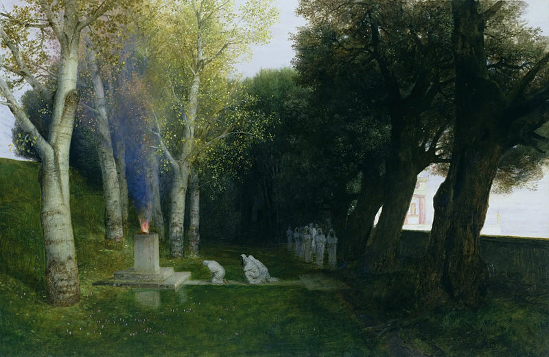 Kutsal Koruluk (II) - Arnold Böcklin