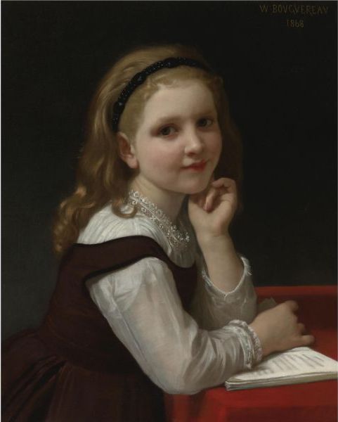 Distraction (1868) - Bouguereau
