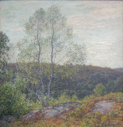 Bouleaux jumeaux - Willard Metcalf - Alpha Reproduction