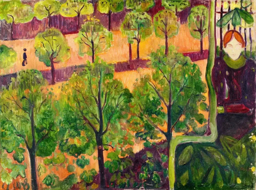 Paris'te bulvar - Edvard Munch