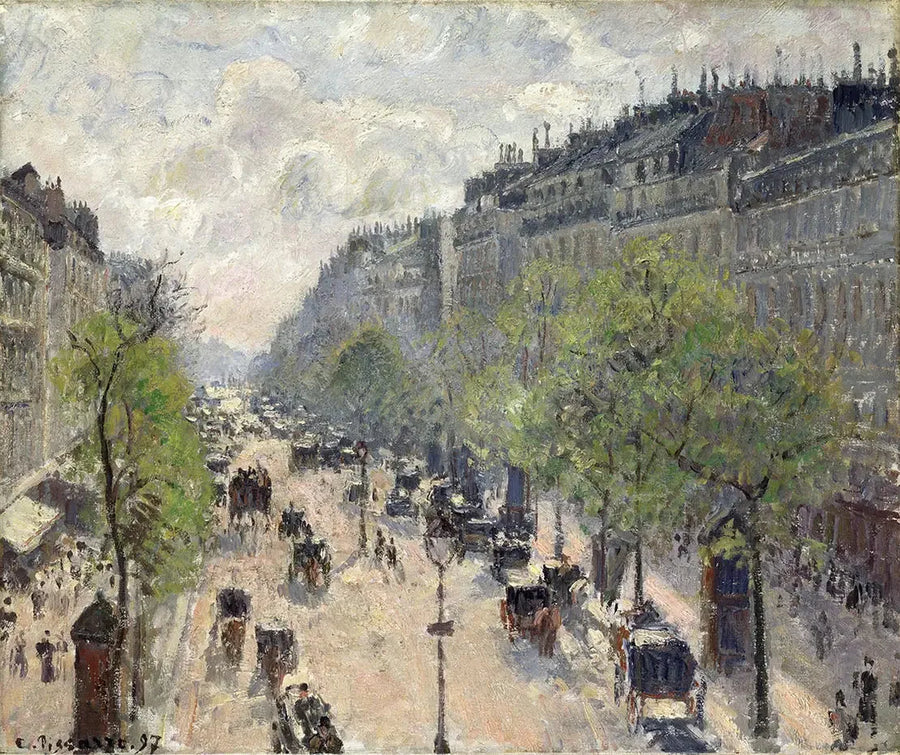 Montmartre Bulvarı, Bahar - Camille Pissarro