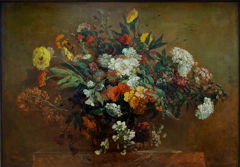 Çiçek Buketi - Eugène Delacroix