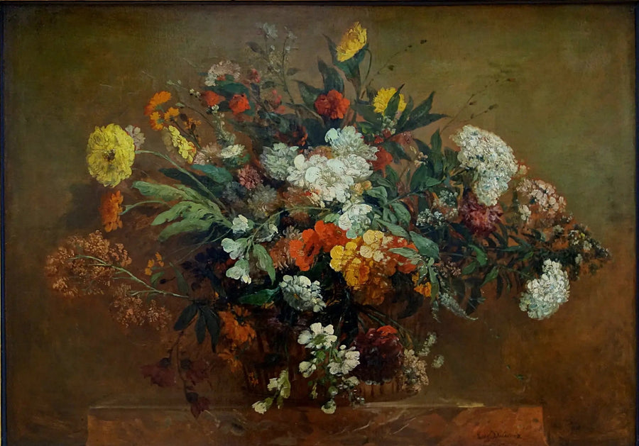 Çiçek Buketi - Eugène Delacroix