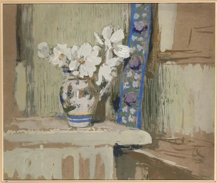 Bouquet d’anémones blanches - Édouard Vuillard - Alpha Reproduction