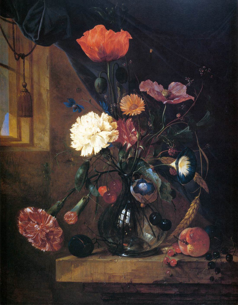 Bouquet dans un vase de verre – Jan Davidsz. de Heem