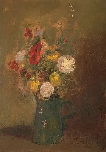 Mimoza ile Çiçek Buketi - Odilon Redon