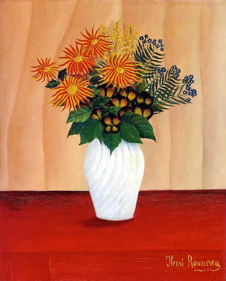 Çiçek Buketi - Henri Rousseau