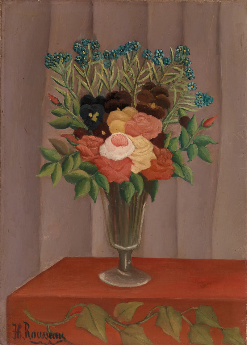 Çiçek Buketi - Henri Rousseau