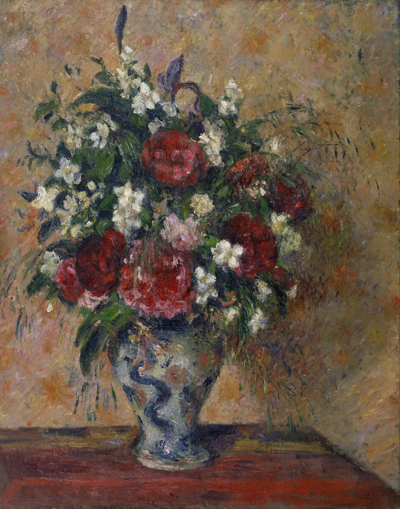 Çiçek Buketi: Şakayıklar ve Seringat - Camille Pissarro