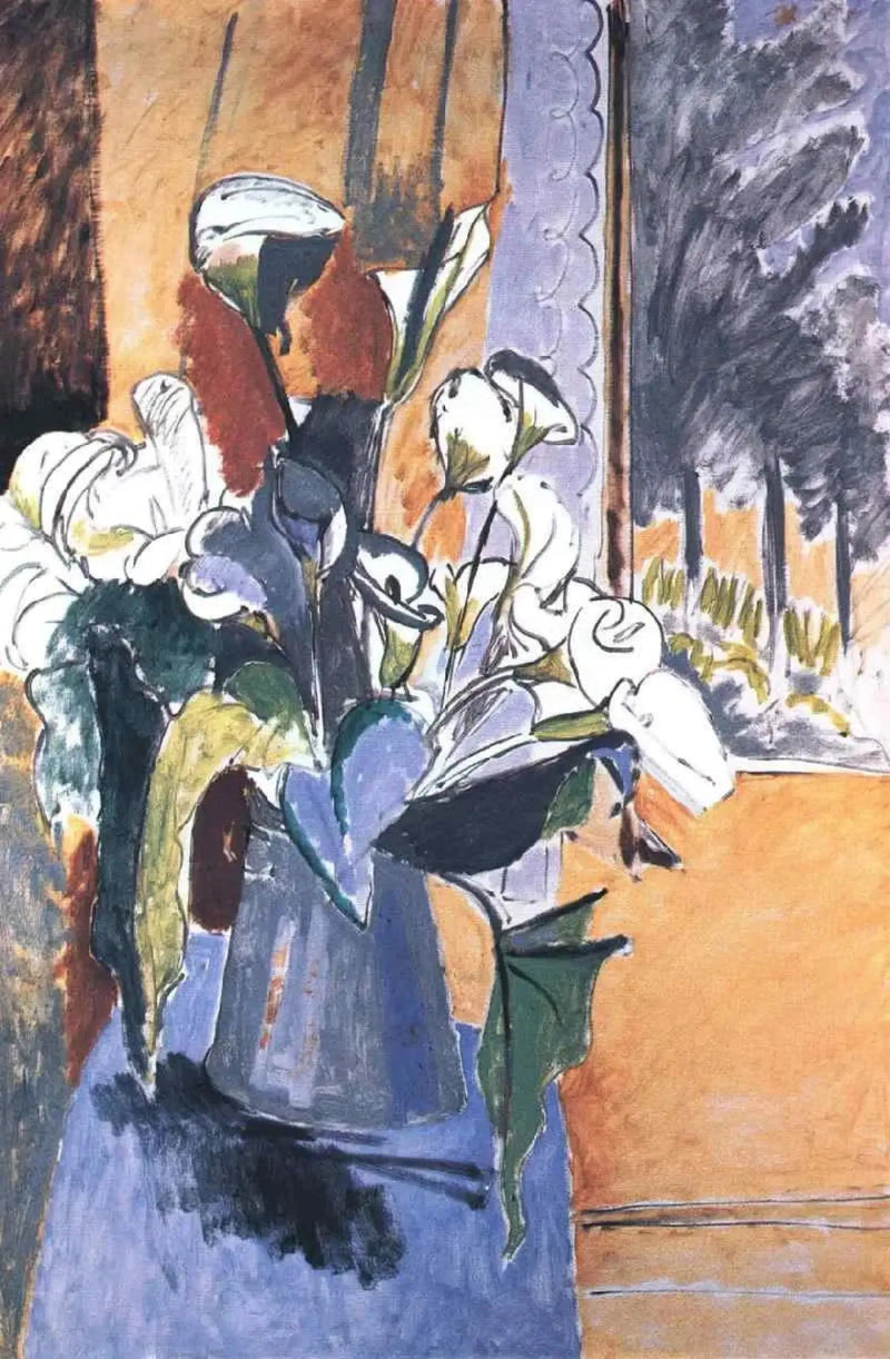 Veranda'da Çiçek Buketi - Henri Matisse
