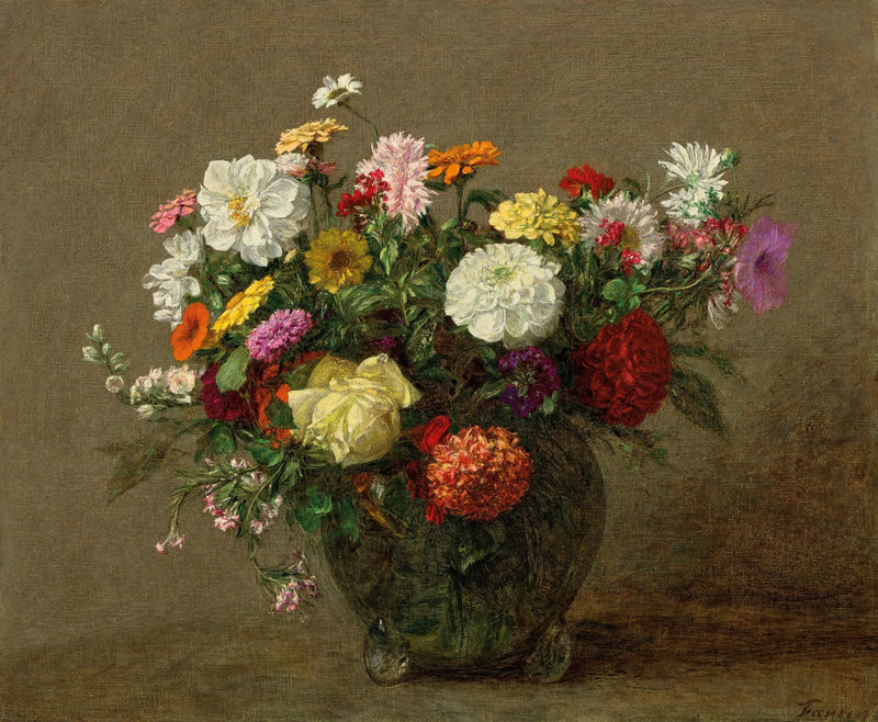 Bahçe Buketi - Henri Fantin-Latour